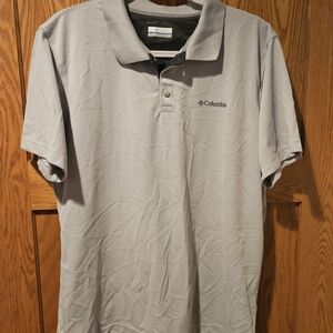 Columbia Men's Gray Polo Omni Wick Shirt
